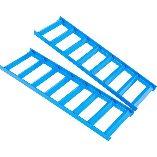 Geko | Prolunghe Per Rampe Per Auto, 80 Cm, Set In Acciaio, 2 Pezzi, Prolunghe Per Rampe Di Accesso, Per Rampe Per Auto, Rampe Di Carico-image