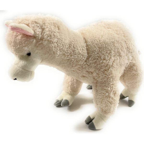 Onwomania Cammello Alpaca Gigante 40Cm Peluche Peluche Bianco-image