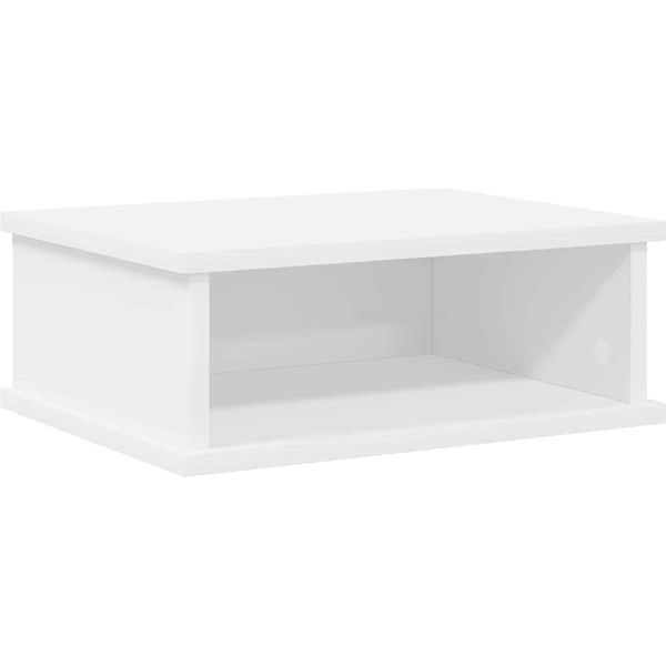 Syfax™ Comodino Bianco 40 X 31 X 15 Cm Legno Multistrato-image
