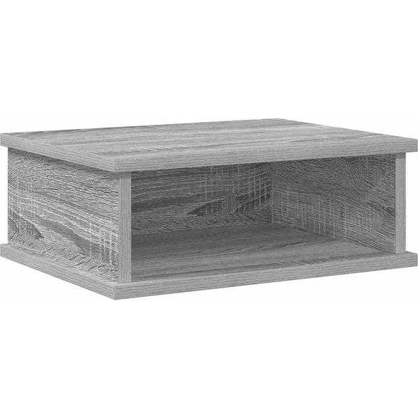 Syfax™ Comodino Grigio Sonoma 40 X 31 X 15 Cm Legno Multistrato-image