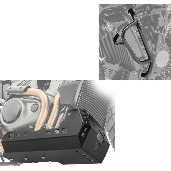 Para Motore + Crash Bar Ml Adatto Per Harley Davidson Pan America 12-image