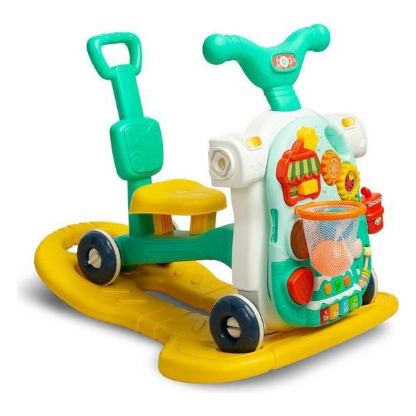 Caretero Girello Babywalker 5In1 - Centro Giochi Ausilio Alla Deambulazione Turchese-image
