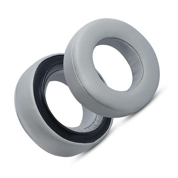 Inf Cuscinetti Auricolari In Pelle Proteica Per Cuffie Beyerdynamic DT700 Prox DT900 Prox Grigio-image