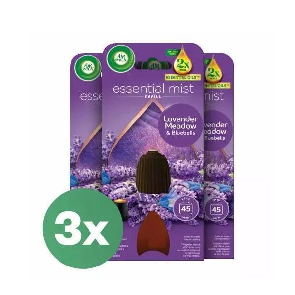 Ricarica Air Wick Per Diffusore Di Aromi - Profumo Di Lavanda E Campanula 3X20Ml-image