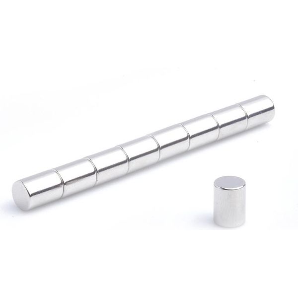 Magneti Al Neodimio 6 X 8 Mm 50 Pezzi Mm N38, Estremamente Forti, Lavagne Magnetiche, Frigoriferi, Lavagne Bianche, Fai Da Te-image