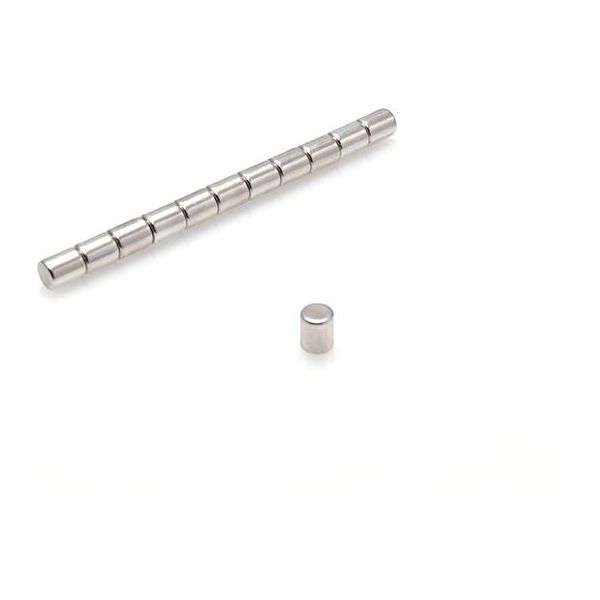 Magneti Al Neodimio 4 X 5 Mm 50 Pezzi Mm N38, Estremamente Forti, Lavagne Magnetiche, Frigoriferi, Lavagne Bianche, Fai Da Te-image