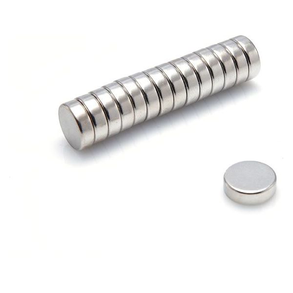 Magneti Al Neodimio 12,7 X 4 Mm 50 Pezzi Mm N38, Estremamente Forti, Lavagne Magnetiche, Frigoriferi, Lavagne Bianche, Fai Da Te-image