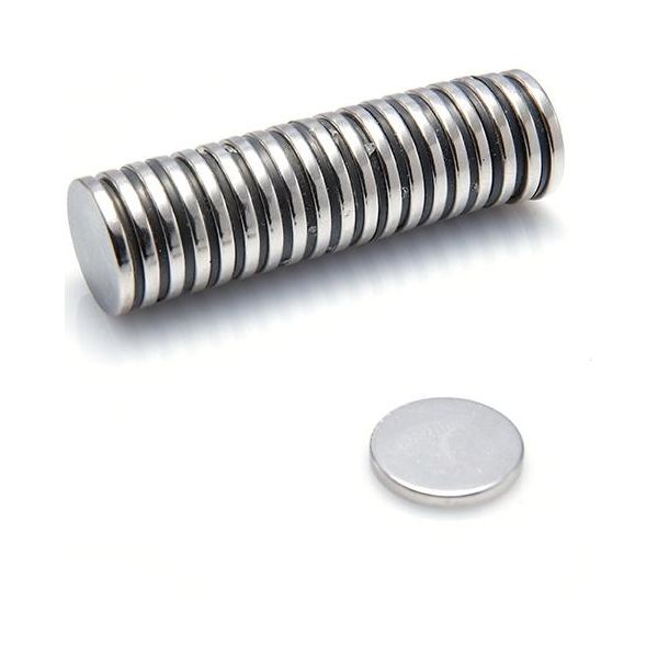Magneti Al Neodimio 16 X 2 Mm 10 Pezzi Mm N38, Estremamente Forti, Lavagne Magnetiche, Frigoriferi, Lavagne Bianche, Fai Da Te-image