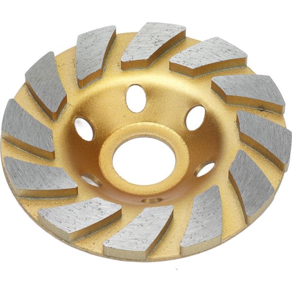 Diamante Ruota Di Smerigliatura 4In Segmentato Disco Smerigliatrice Tazza Di Taglio Per La Pietra Di Calcestruzzo-image