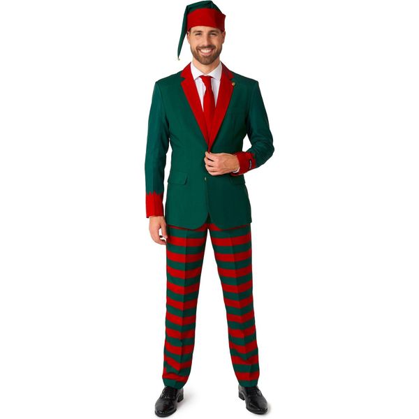 Costume Da Elfo Di Natale - Giacca Per Carnevale Taglia: M-image