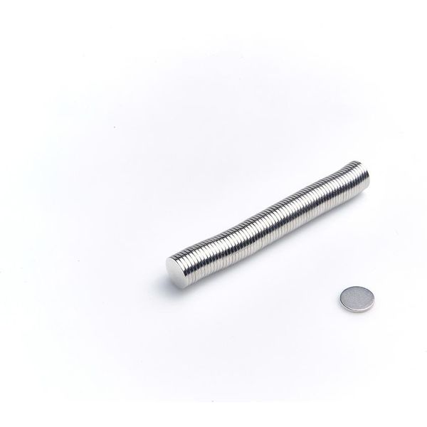 Magneti Al Neodimio 9 X 1 Mm 10 Pezzi Mm N38, Estremamente Forti, Lavagne Magnetiche, Frigoriferi, Lavagne Bianche, Fai Da Te-image