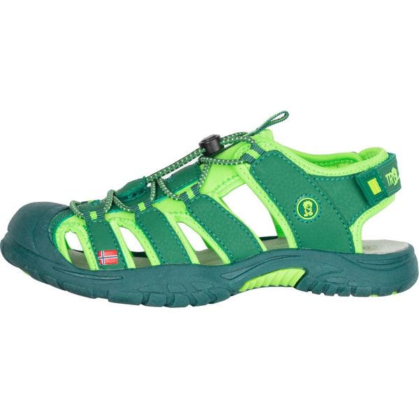 Trollkids Bambini Kvalvika Sandalo Ragazzi Scarpe Verde 194-309 Taglia 27-image