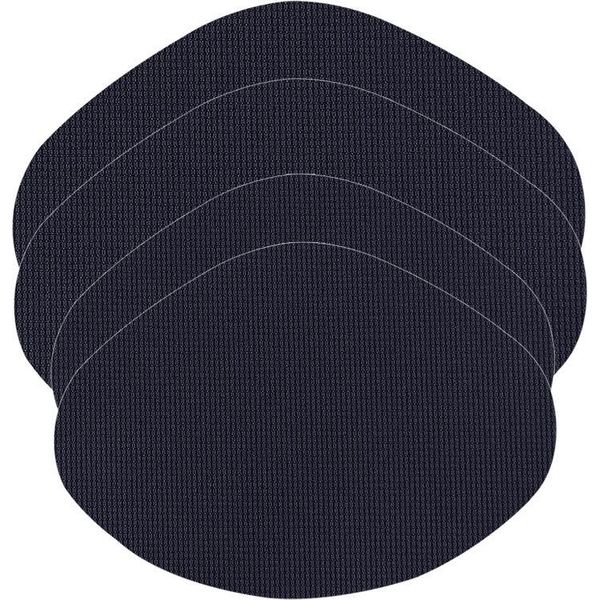 Inf Toppe Per La Riparazione Delle Scarpe - 4 Toppe (2 Grandi, 2 Piccole) Blu Navy-image