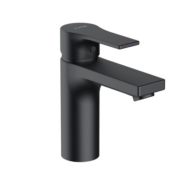 Kludi Zenta Sl Mitigeur Monocommandé Pour Lavabo, Hauteur De Bec 100Mm, Avec Garniture D'éCoulement PUSH-OPEN, 482983965, 482983965-image