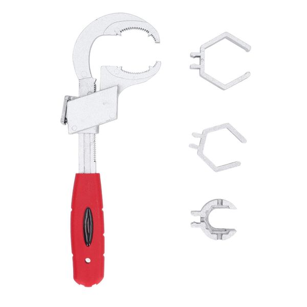 Chiave Universale Regolabile A Doppio Taglio, Chiave Universale Regolabile Multifunzionale A Doppio Taglio, Set Di Chiavi Multiuso Per Lavabo Bagno, Chiave Multiuso Per Lavabo Bagno, Chiave Universale Per Bagno, Strumento Universale Per Riparazione Chiave Bagno-image