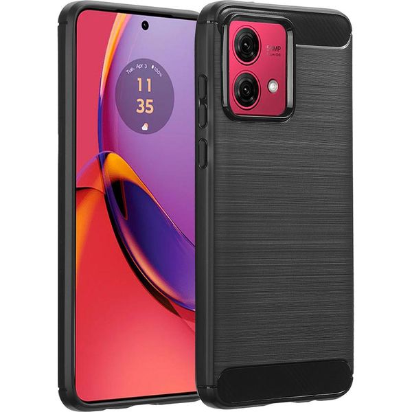 Motorola Moto G84 Sleeve - Silicone - Custodia/Copertura Morbida Imoshion - Nero-image