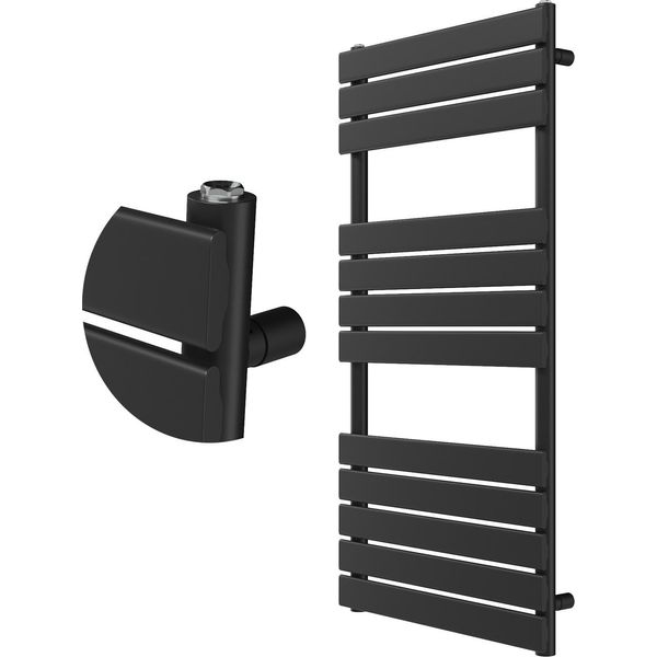 Granitan | Radiatore Da Bagno Oslo - 120X60 Cm - Nero - Design Moderno - Minimalista E Pratico-image