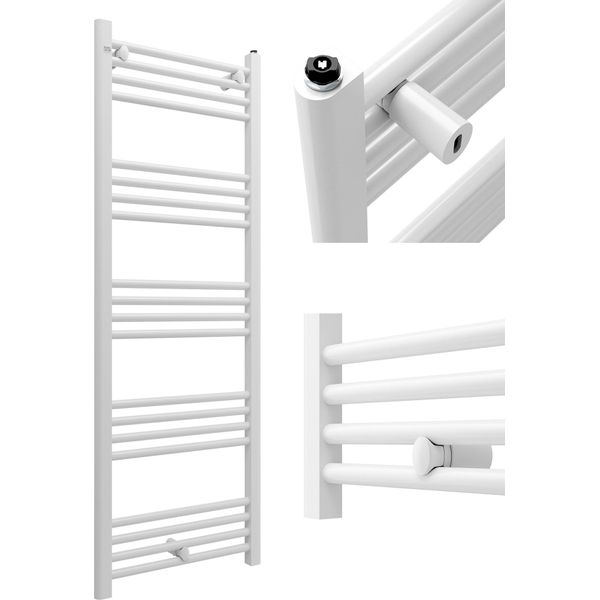 Granitan | Radiatore Da Bagno Puerto - 50/140 Cm - Bianco - Design Moderno - Scaldasalviette-image