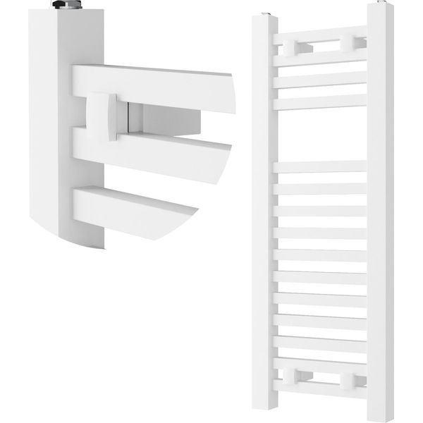 Granitan | Radiatore Da Bagno Bergen - 80X30 Cm - Bianco - Design Moderno - Pratico Ed Elegante-image