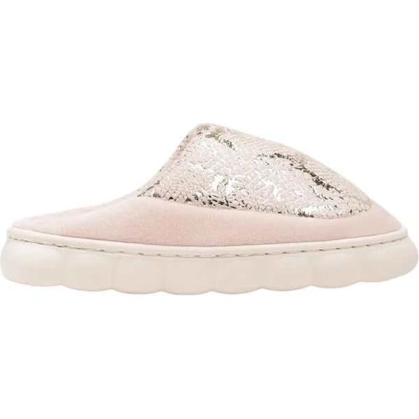 Pantofole Lucide Da Donna Pantofole Foderate Pantofole Slip On Elis Rosa Taglia 38/39-image