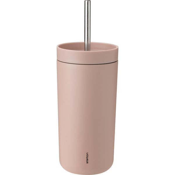 Stelton - Tazza Termica To Go Sip Con Cannuccia Da 0,4 Litri, Heather-image