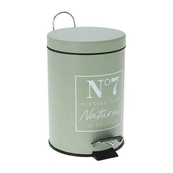 Cestino Per Rifiuti Excellent Houseware, Metallo, 17X24,5 Cm, 3 L, Verniciato-image
