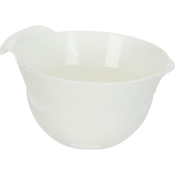 Ciotola Per Mescolare Excellent Houseware, Polipropilene, 20X11,5 Cm, 1,8 L, Bianco-image