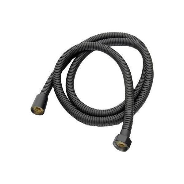 Granitan | Tubo Doccia 150 Cm - Nero - Alta Qualità - Flessibile - Universale-image
