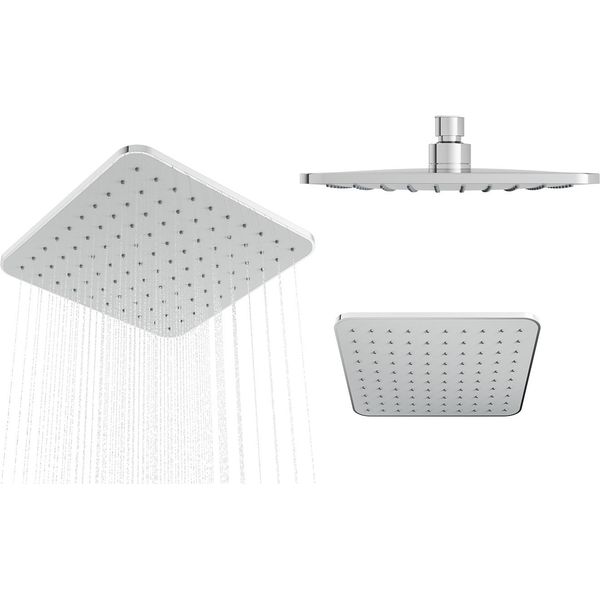 Granitan | Soffione A Pioggia K - 200 Mm - Cromo - Design Moderno - Alta Qualità - Facile Installazione-image