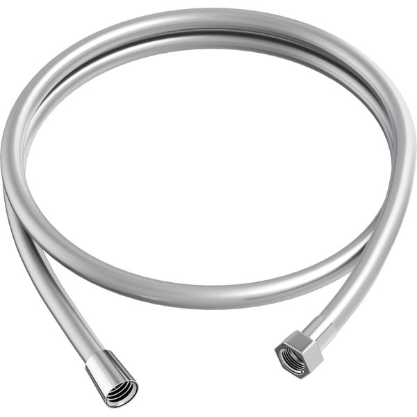 Granitan | Tubo Doccia 150 Cm - Argento - Superficie Scorrevole - Pvc Robusto - Estremità Orientabili-image