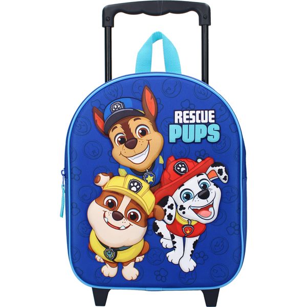 Vadobag Zaino 3D Paw Patrol Another Dimension Può Anche Essere Tirato Come Un Trolley Blu Taglia Unica-image