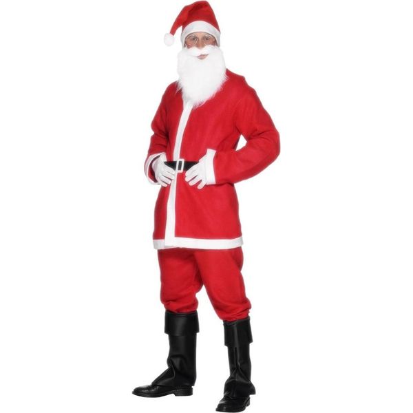 Smiffys - Set Di Costumi Da Uomo - Design Natalizio SM796 (Xl) (Rosso/Bianco)-image