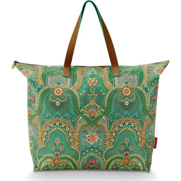 Pip Studio Borsa Da Viaggio Borsa A Tracolla Tilda Tote Bag Jabali Green Verde-image