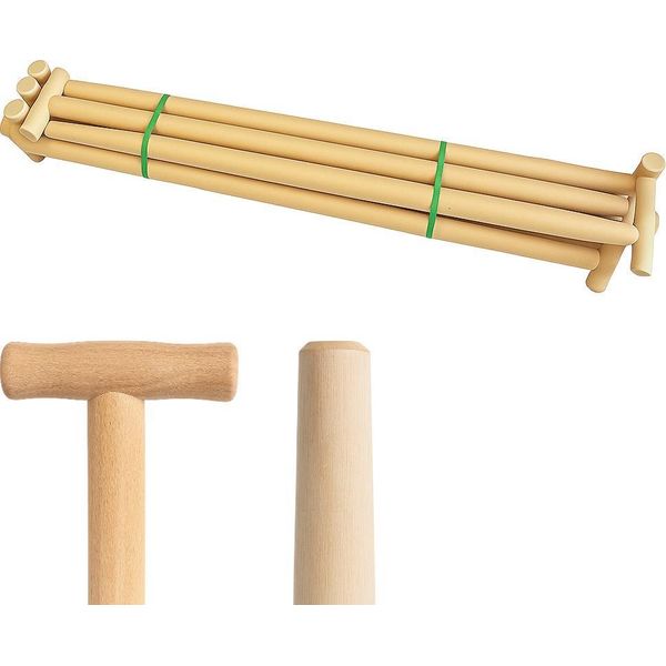 Manico Stil Con Manico Per Pala, Rastrello, Forca T 38 Mm 90 Cm 10 Pezzi-image