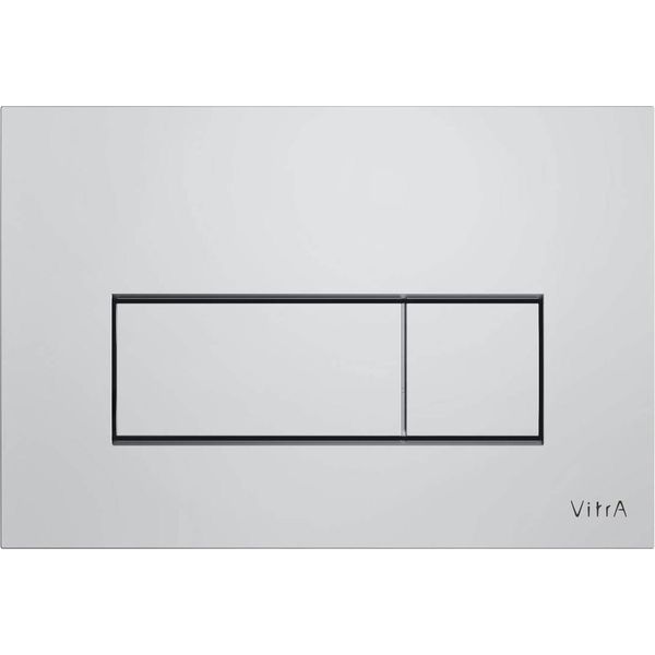 Vitra Root Square Piastra Di Risciacquo Per Wc, Finitura Cromo Lucido | 740-2380-image