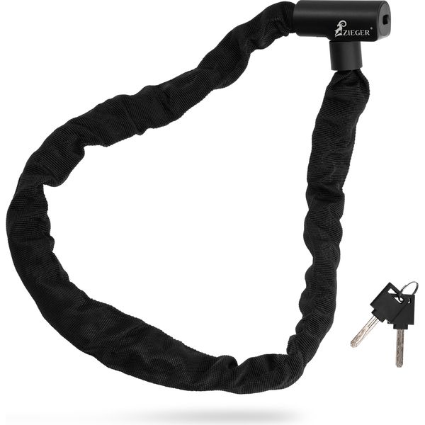 Zieger Lucchetto Per Bicicletta Catena 850 85 Cm Con Catena In Acciaio E Guaina In Nylon-image
