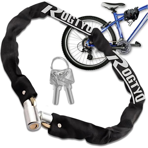 Edibazzar | Lucchetto Per Bicicletta Con Chiave Lucchetto A Catena Padlock-image