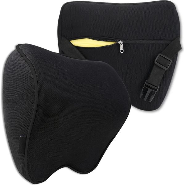 Edibazzar | Cuscino Per Sedile Auto Poggiatesta Ergonomico In Memory Foam-image
