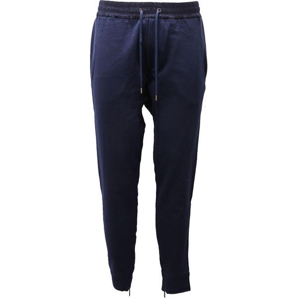 4816AE Pantalone Tuta Uomo Paolo Pecora Cotone Blue Low Crotch Sweatpants Man-image