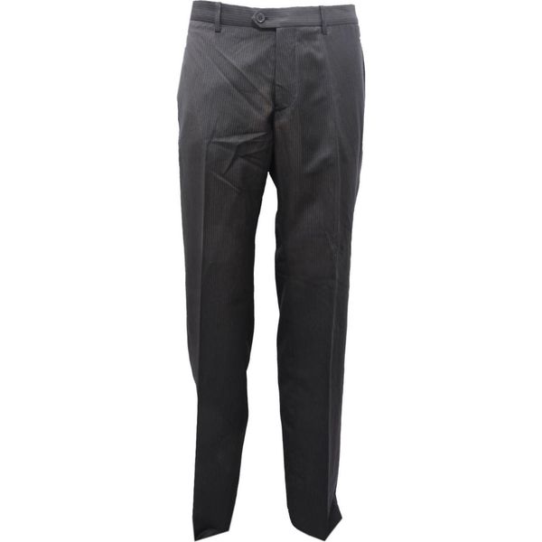 9162AG Pantalone Classico Uomo Neil Barrett Black Pinstripe Trouser Man-image