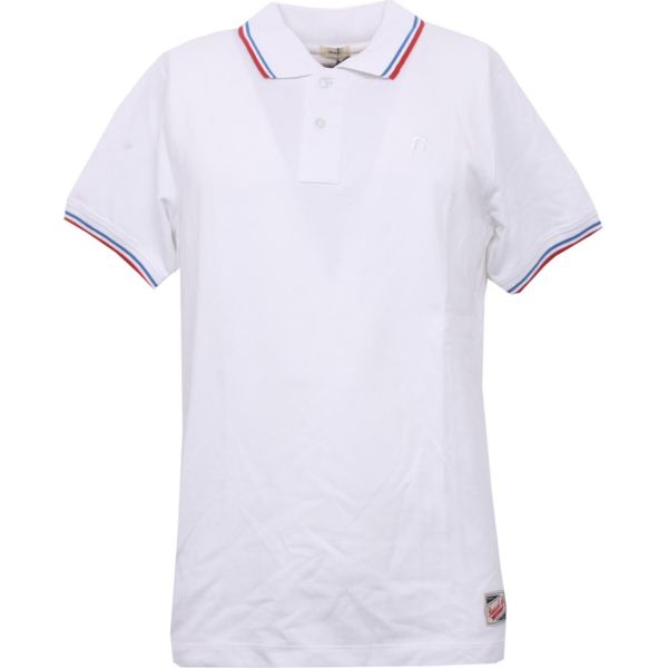 B3478 Polo Uomo Russel Athletic Maglia Manica Corta Bianco T-Shirt Man-image
