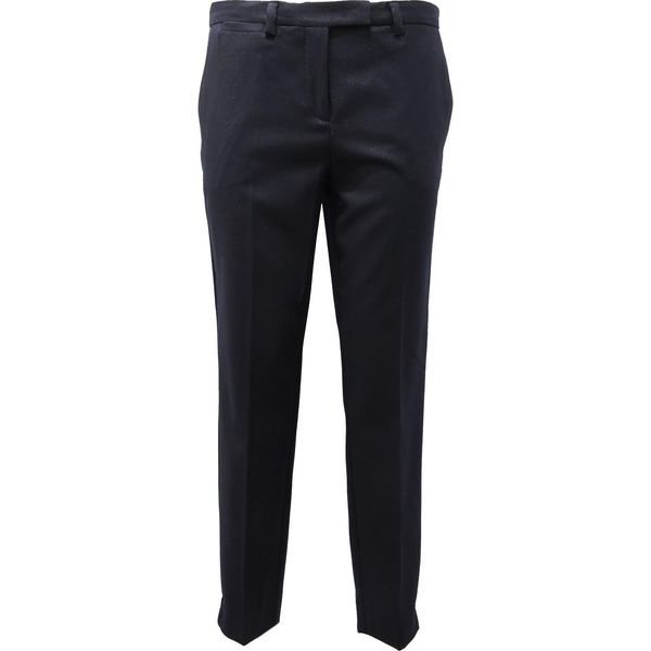 7730AE Pantalone Donna Marella Sport Dark Blue Metallic Effect Trouser Woman-image