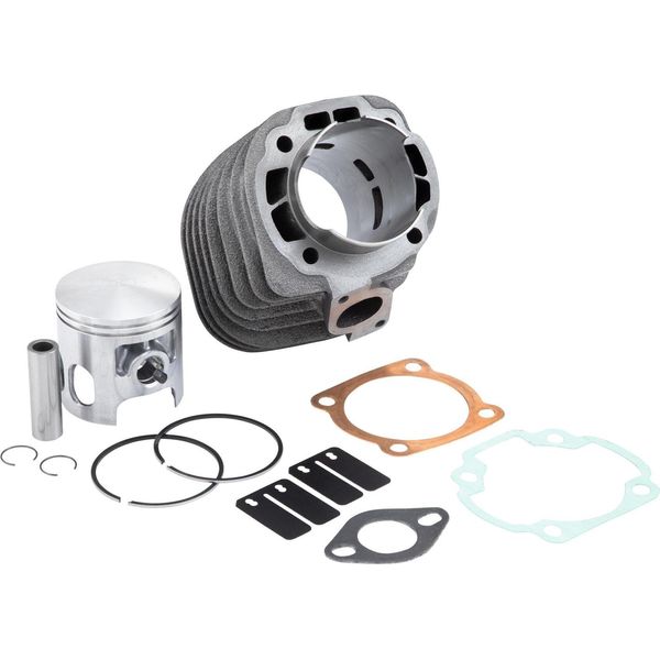 Kit Cilindro Malossi 110Cc, Ghisa Grigia Compatibile Con Aprilia Scarabeo 100, Benelli K2 100, Mbk Booster 100, Mbk Ovetto 100, Yamaha Aerox-image