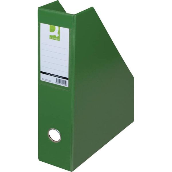Q-Connect® KF16212 Cartella Per Riviste A4 76 Mm Verde-image