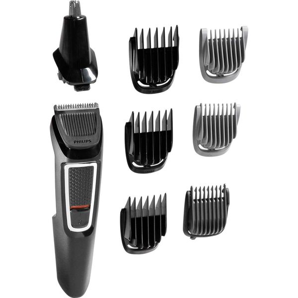 Philips Multigroom Series 3000 MG3730/15 Tagliacapelli Nero Nichel-Metallo Idruro (Nimh)-image