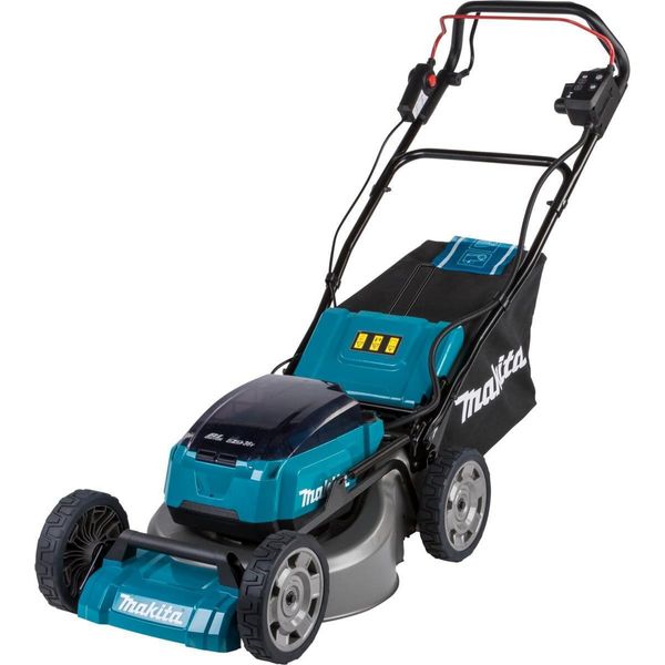 Makita DLM462PT4 - Tosaerba A Batteria - 18 V - 5 Ah - 2 Batterie, Caricabatterie Incluso-image