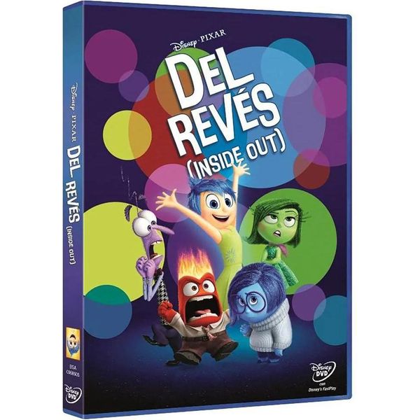 Disney Da Inside Out Dvd Spagnolo Multicolore Multicolore Taglia Unica-image