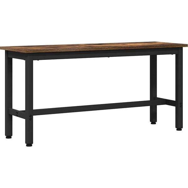 Syfax™ Panchina Da Pranzo Rovere Fumé 100 X 32,5 X 48,5 Cm-image