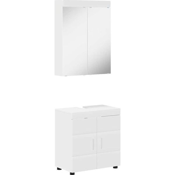 Syfax™ Set Di Mobili Per Il Bagno Tulum Bianco Legno Multistrato-image