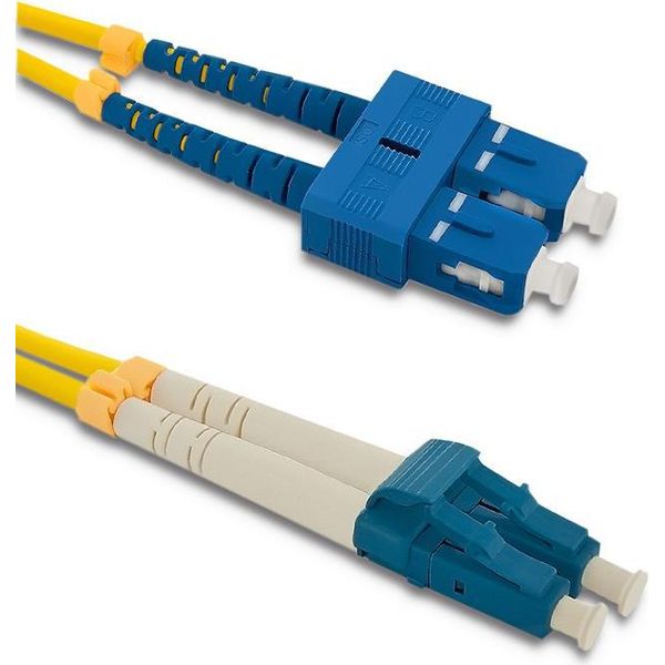 Qoltec 54031 Cavo Infiniband/Fibra Ottica 1 M Sc Lc Giallo-image